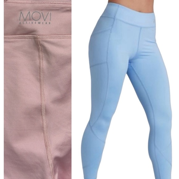 Movi Activewear Pants Pink - Picture 1 of 6